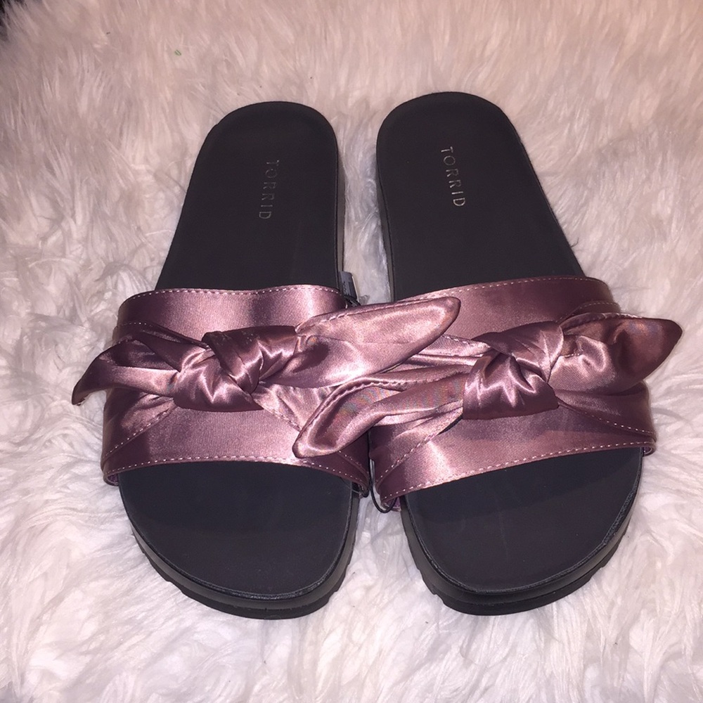Pink Satin Bow Pool Slide